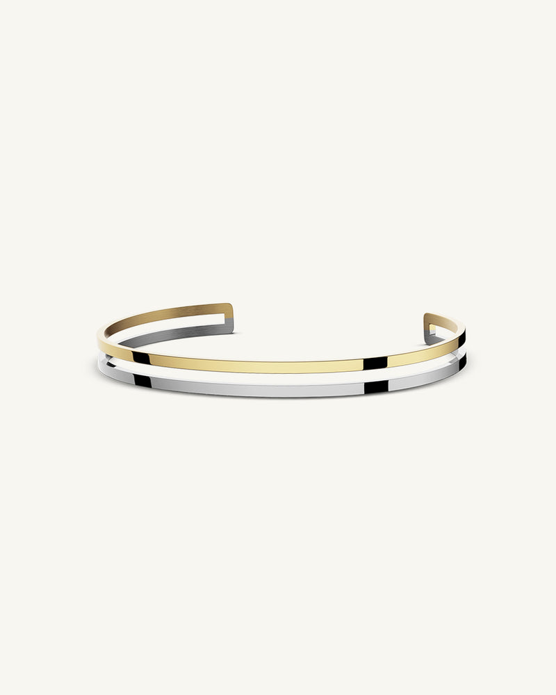 Dual Bangle Polished